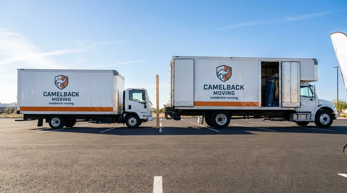 Moving truck size capacity guide in Huntington Beach